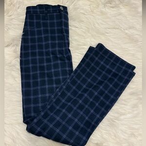American eagle plaid pants flare